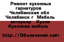 Ремонт кухонных гарнитуров. - Челябинская обл., Челябинск г. Мебель, интерьер » Кухни. Кухонная мебель   